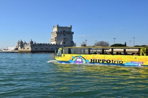 Bilhete para HIPPOtrip: passeio em autocarro e barco anfíbio